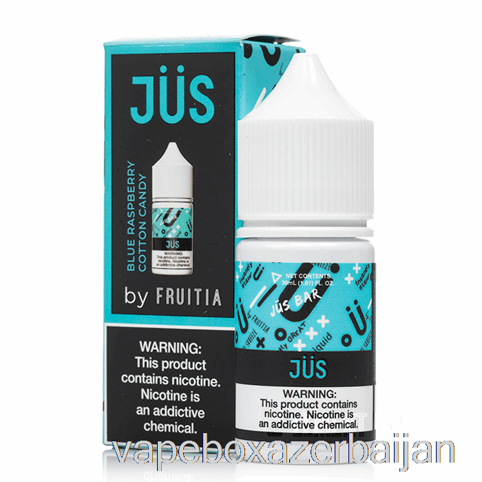 Vape Baku Blue Raspberry Cotton Candy - JUS Salts - 30mL 35mg